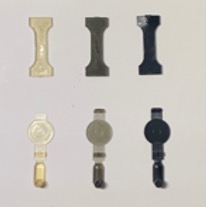 Probetas con forma de hueso